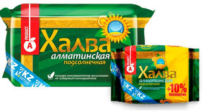 275g A-Product SB-Halva, Halal, Almaty // Халва Алматинская подсолнечная