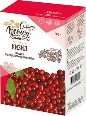 300g Immer Gerne!  Kornelkirsche tiefgefroren // Кизил быстрозамороженный