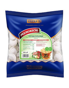 1kg Elena Pelmeni Pelmjaschi mit Schweine- & Rindfleisch // Пельмени Pelmjaschi из свинины и говядины