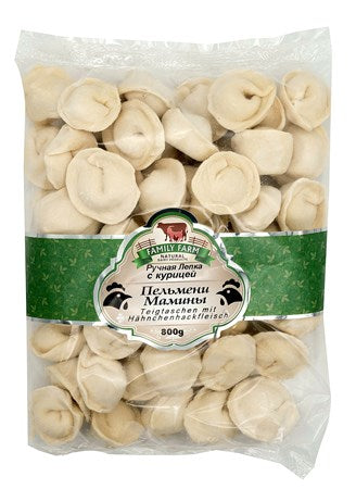 800g Mama's Pelmeni Handgemacht mit Hähnchenfleisch Tiefkühlkost