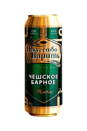 0,45l Trehsosensky Bier Czech Bar Plato12° Dose alc.4,9% // Трехсосенский Пиво Чешское Барное живое 