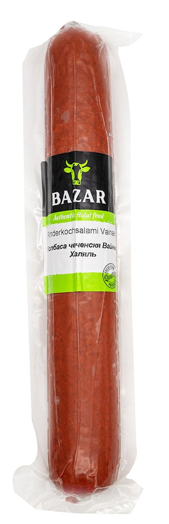 BAZAR Halal tschetschenische Wurst Vainakh ca 700g Stange // Халяль Колбаса чеченскя Вайнах