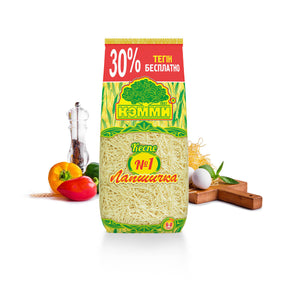 800g Kemmi Fadennudel Lapschichka 1 // Лапша лапшичка №1