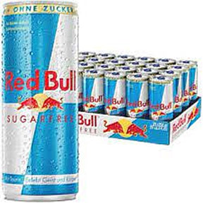 250ml Red Bull Energy Drink Sugar Free // Red Bull Энергетический напиток без сахара