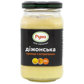 210g Runa Dijon-Senf mit Estragon // Дижонская Горчица с эстрагоном 