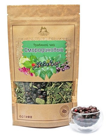 50g Territorija Taigi Aufgussgetränk mit Sch. Johannisbeere // Травяной Чай Смородиновый