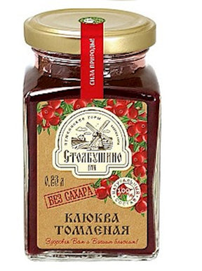 0,23l Stolbushino Moosbeeren eingekocht ohne Zucker // Клюква Томленая без сахара