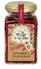 0,23l Stolbushino Preiselbeeren eingekocht ohne Zucker // Брусника Томленая без сахара