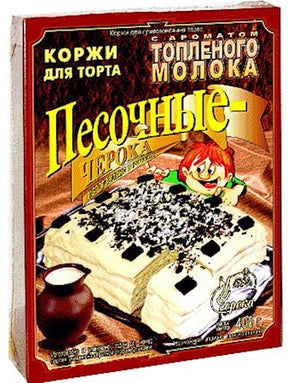 400g Cheroka Tortenboden/gebackene Milchgeschmack  // Черока Коржи для торта песочные аромат топленого молока
