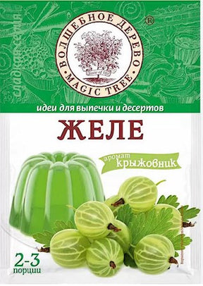 50g W.D. Gelee mit Stachelbeergeschmack  // Желе аромат Крыжовника 