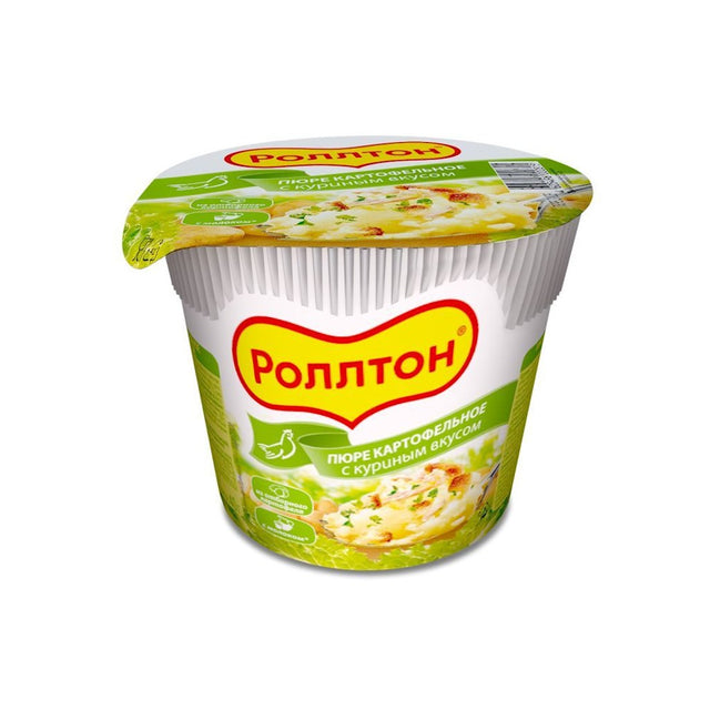 40g Rollton Kartoffelpüree mit Hühnergeschmack // Картофельное пюре c куринным вкусом