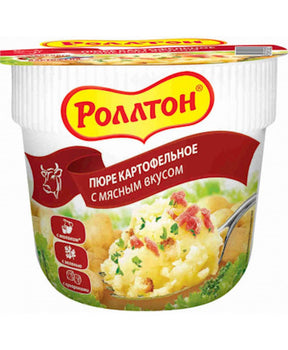 40g Rollton Kartoffelpüree mit Fleischgeschmack // Картофельное пюре c мясным вкусом 