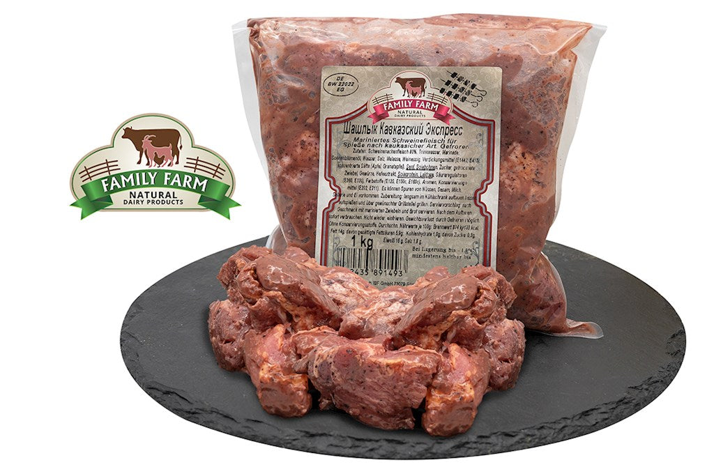 2,0 kg Schaschlik Kaukasischer Express Schweinehals Nacken //  Шашлык Кавказский Экспресс