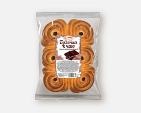 250g Nizegorodskiy Teebrötchen mit Schoko-füllung -18°C // Нижегородский Хлеб, Булочка к Чаю с шоколадноч начинкой