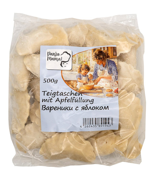 500g Spasibo Mama Vareniki mit Apfel  //Спасибо Мама Вареники с яблоком