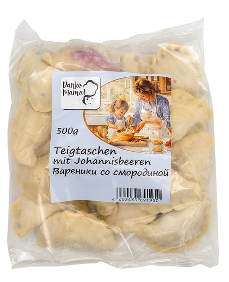 500g Spasibo Mama Vareniki mit Johannisbeeren  //Spasibo Mama Вареники со смородиной