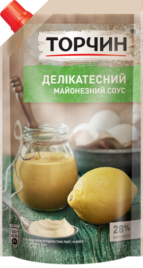 300g Torchin Delikatess Mayonnaise-Sauce 28% //Торчин Соус Майонезный деликатесный 28%