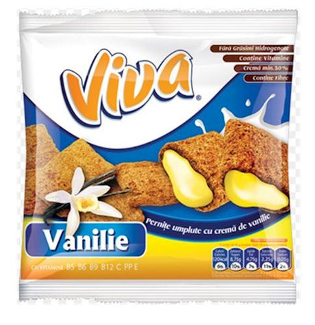 100g (RO) Viva Getreidekissen gefüllt mit Vanillecreme  // Подушки с ванильным кремом