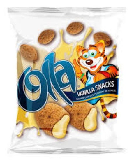 100g (RO) OLLA Getreidekissen gefüllt mit Vanillecreme // Снэки с ванильным кремом 