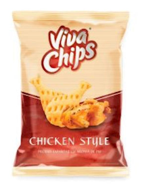 100g (RO) Viva Chips Weizen-Kartoffelchips mit Hähnchengesch.  // Пшенично-картоф. чипсы со вкусом курицы 