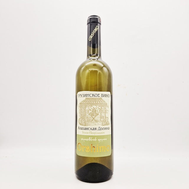 0,75 L Orshimo Wein Alazani Valley weiss lieblich alc.11,5% // Вино "Алзанская Долина" белое полусладкое