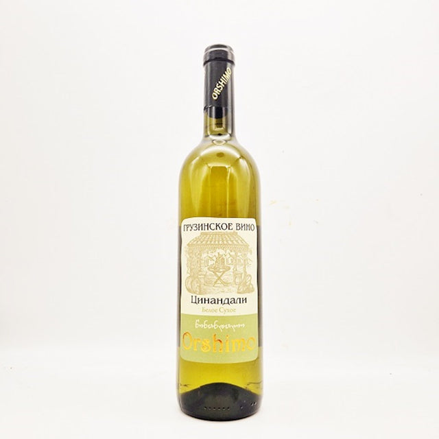0,75 L Orshimo Wein Tsinandali  weiss trocken alc.11,5% // Вино "Цинандали" белое сухое