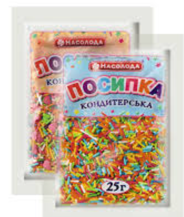 25g Nasoloda Konditorenstreusel Perlglanz MIX // Кондитерская посыпка Перламутровый Микс 