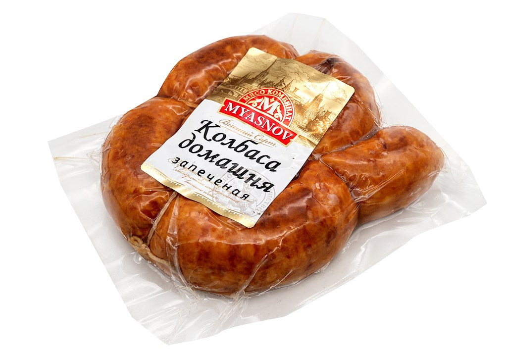 MYASNOV Wurst hausm. Art, gebacken ca.300g // Колбаса домашня запечена