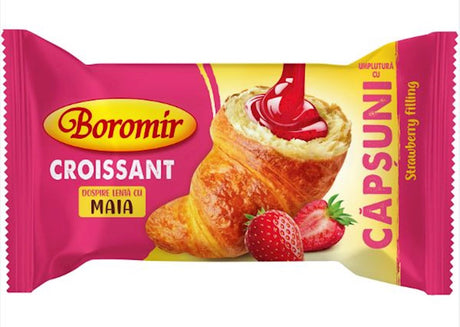 60g Boromir Croissant mit Erdbeercreme  // Круассан с Клубничным кремом