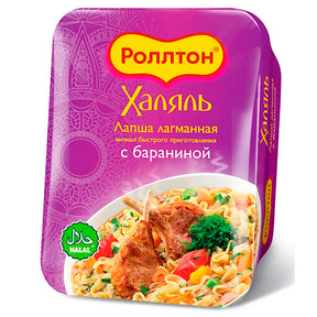 90g Rollton Instant-Nudeln Halal Lammfleischgeschmack // Роллтон Лапша Халяль лагманная с вкусом баранины 