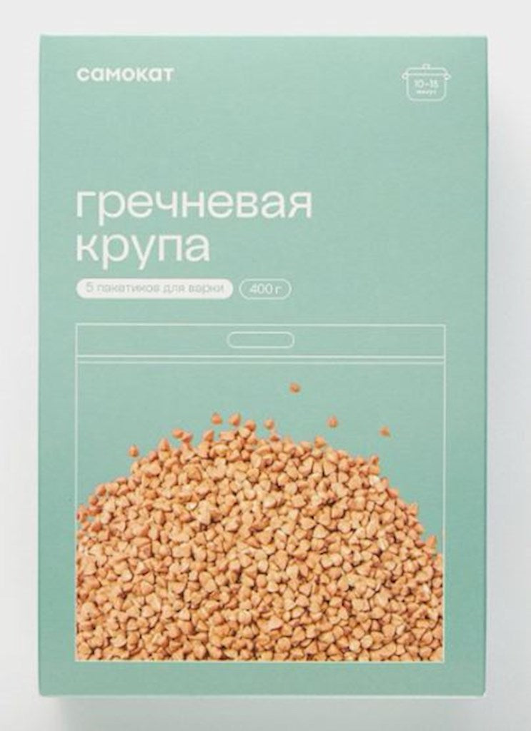 400g Samokat Buchweizen in Kochbeutel // Крупа гречневая ядрица в варочном пакете