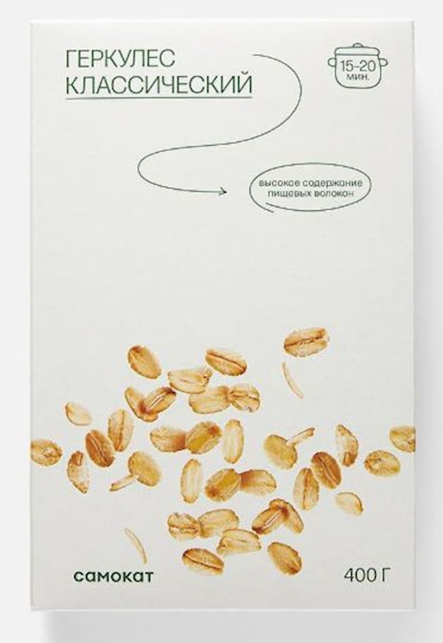 400g Samokat Haferflocken "Herkules"  // Овсяные хлопья "Геркулес"