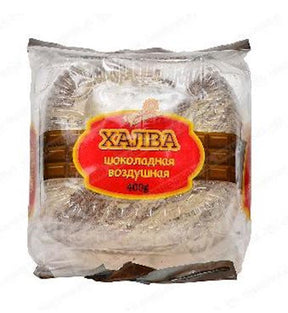 400g Talaz Kalvasy Sonnenblumenhalwa mit Kakao Zebra // Халва подсолнечная  Шоколадно-Воздушная