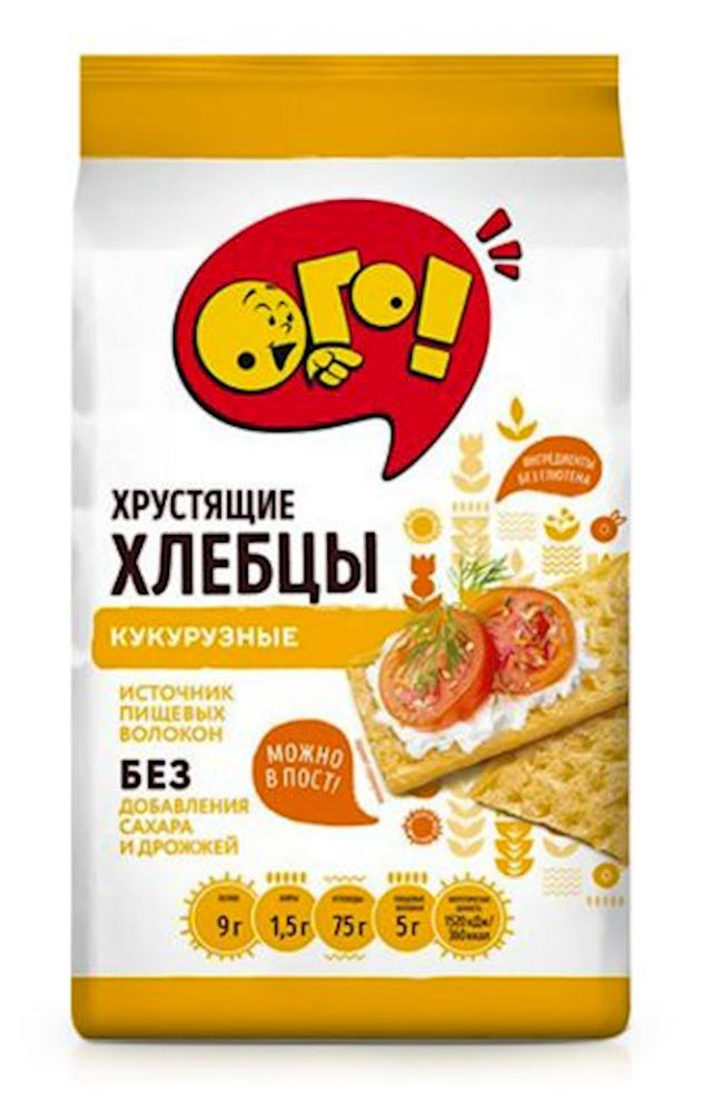 75g OGO! Mais - Knäckebrot  // Хлебцы хрустяшие Кукурузные 