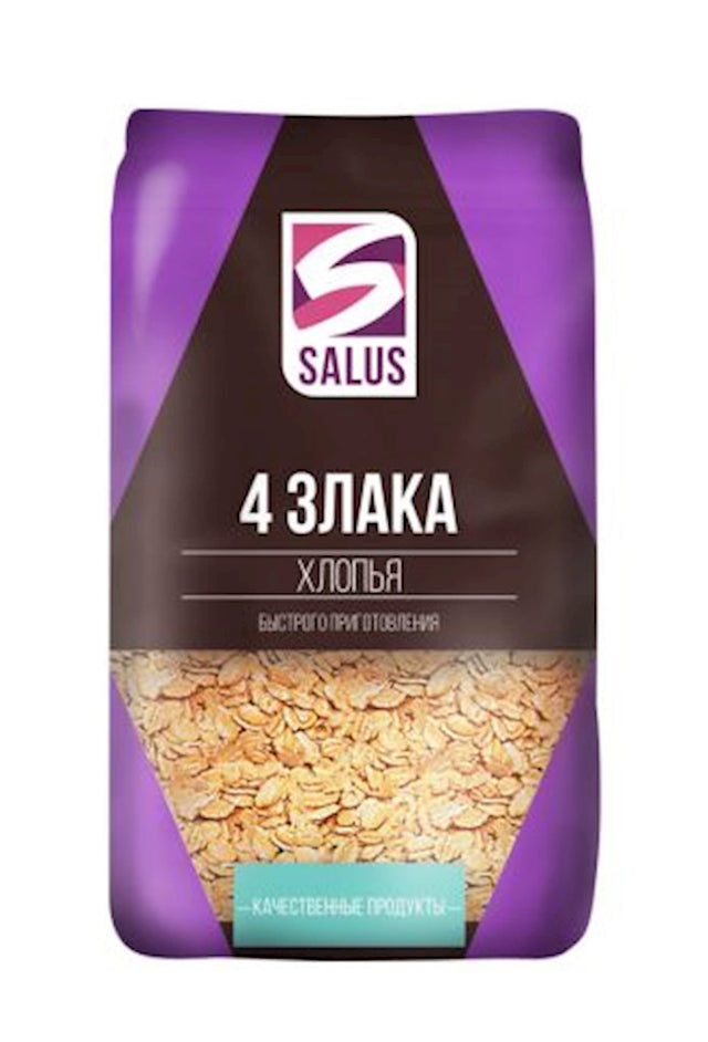 400g Salus Mischung aus 4 Getreidesorten // Смесь хлопьев 4 злака 