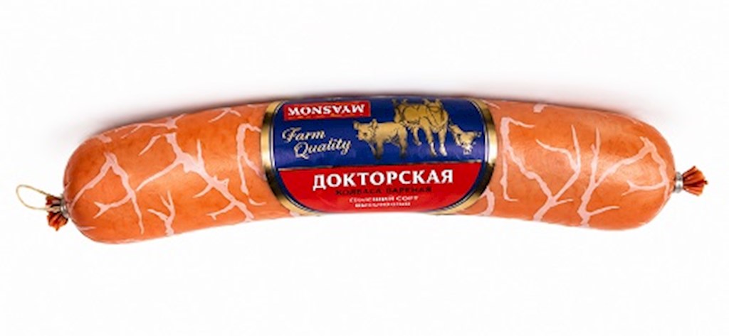 490г ВАРЁНАЯ КОЛБАСА "ДОКТОРСКАЯ БУМЕРАНГ" ОТ MYASNOV