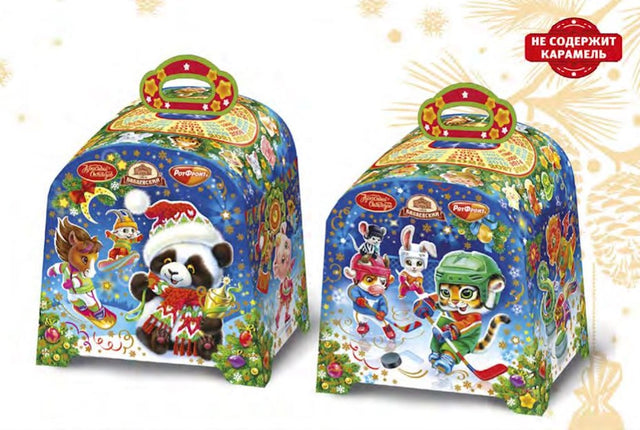 1kg OK Neujahrsgeschenk "Sternzeichen" // Набор кондитерский подарочный Шоколадный Зодиак 