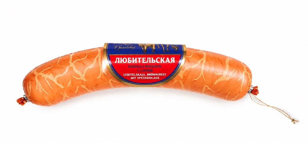 600g MYASNOV Brühwurst Ljubitelskaya // Колбаса Любительская