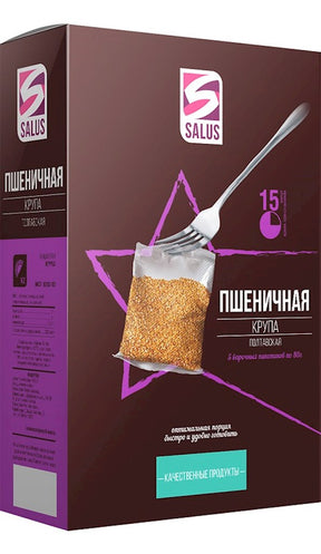 400g Salus Weizengraupe in Kochbeuteln (5*80) // Пшеничная крупа в варочных пакетах
