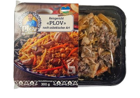 300g Plov by Johnny usbekische Art mit Rindfleisch -18°C  //  Узбецкий с говядиной 300g