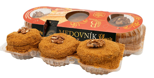 360g Family Bakery Altböhmische Honigtörtchen 3er -18°C  // Старочешский медовик Dukatek