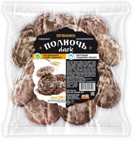 300g BP Prjaniki "Polnoch Dark"  // Брестский Пекарь Пряники «Полночь dark