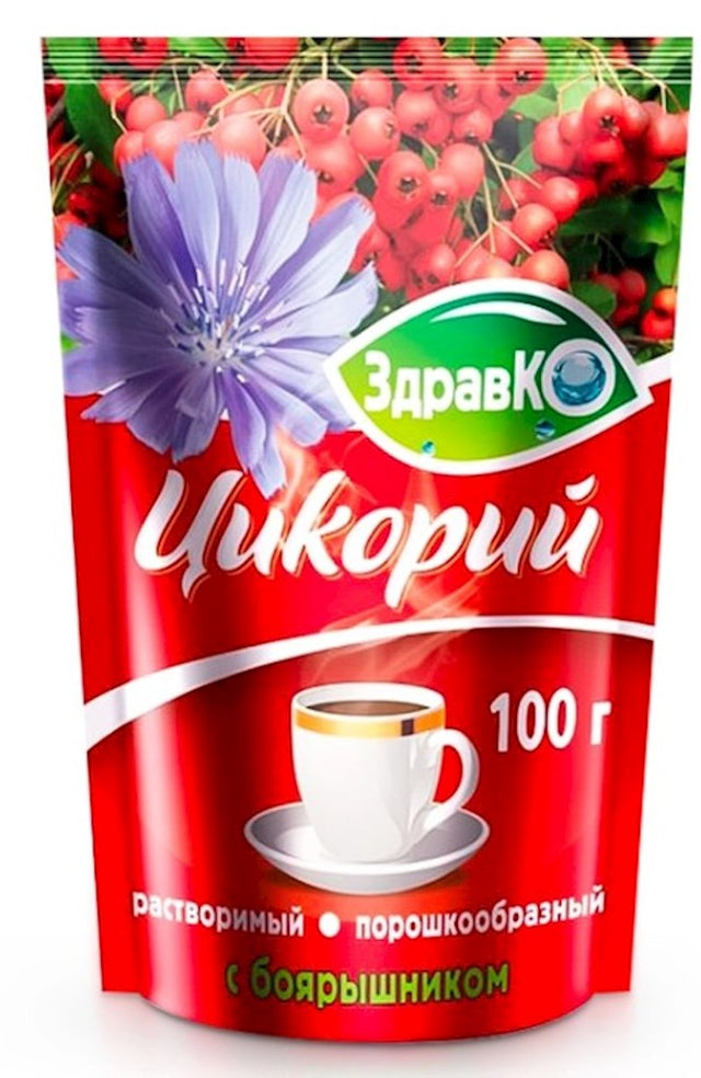 100g Fitodar Zichorie mit Weißdorn ZIP // Цикорий растворимыйсо с Боярышником 