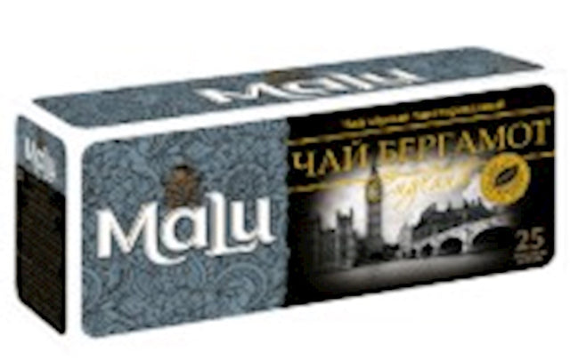 50g MALU Schwarzer Tee ENGLAND m Bergamotte 25Tbl  // Чай черный с бергамотом