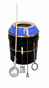 Traditioneller Tandoor Set  (original aus Usbekistan) 1st //  Тандыр, кочерга, совок для углей, шампурный инструмент, шумовка