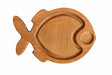Geschnitztes Holztablett „Fisch“ 30 × 22 cm // Резной деревянный поднос "Рыба" 30 x 22 см