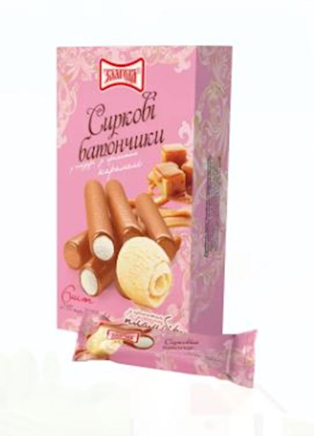 120g Zlagoda Quarkriegel in Glasur mit Plombir // Сырок творожный с пломбиром 