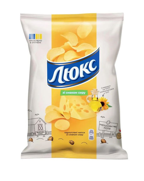 125g  Lux Chips mit Käsegeschmack // Люкс Чипсы со вкусом сыра 