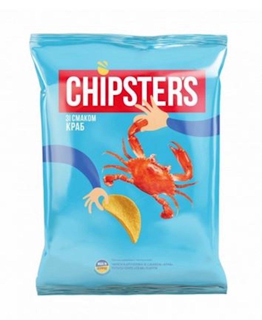 100g Chipster´s Chips mit Krabbenaroma // Чипсы со вкусом краба