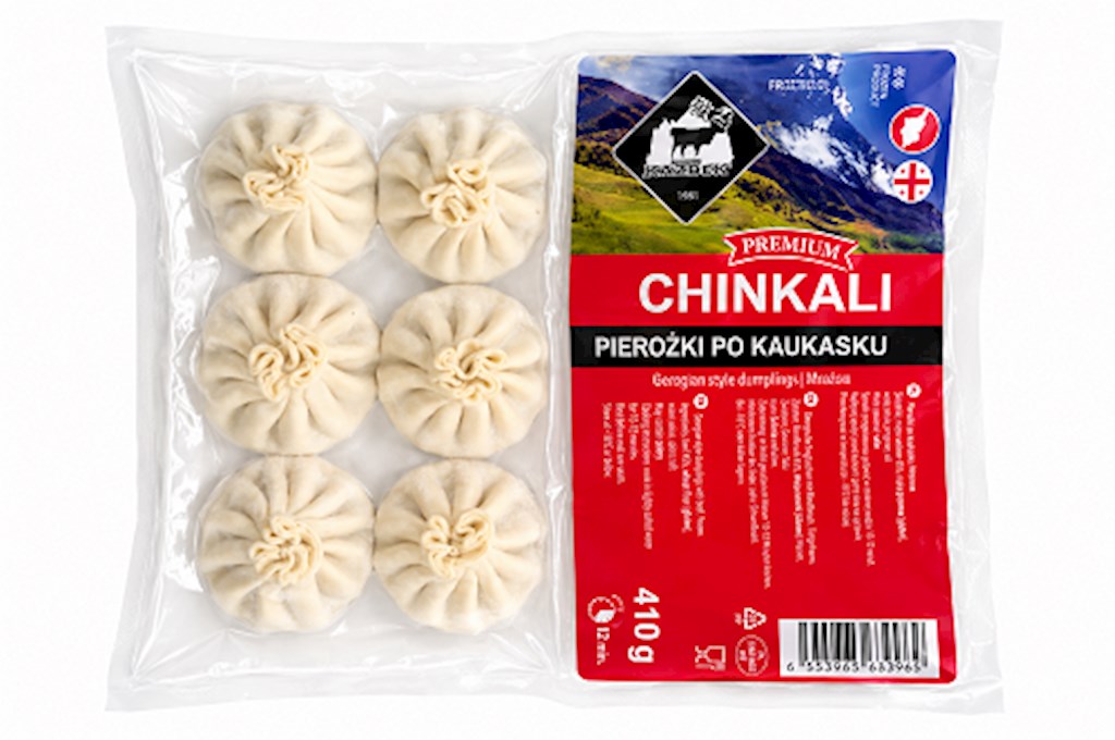410g Mooroz Kaukas. Chinkali m Schweine-Rind-Füllung // Кавказские хинкали со свинина/говядина